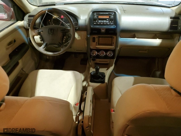 2005 Honda CR-V EX with VIN SHSRD778X5U328575, listed as a Copart auction lot 45533985 with 301,244 mi miles and Salvage Title. Bid and sale history available at carsss.com. Image 8.