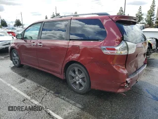 2017 Toyota Sienna SE with VIN 5TDXZ3DC3HS779123, listed as a Copart auction lot 49278885 with 0 mi miles and Salvage Title. Bid and sale history available at carsss.com. Image 2.