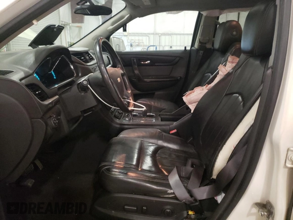 2015 Chevrolet Traverse LTZ with VIN 1GNKVJKD3FJ212675, listed as a Copart auction lot 49796595 with 157,166 mi miles and Salvage Title. Bid and sale history available at DreamBid. Image 7.