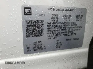 2024 Buick Encore GX Sport Touring z VIN KL4AMESL7RB016074, wystawiony jako Copart lot #63426845 z przebiegiem 10 503 mil mil oraz Szkoda całkowita • Salvage title. Historia ofert i sprzedaży dostępna na DreamBid. Obrazek 13.