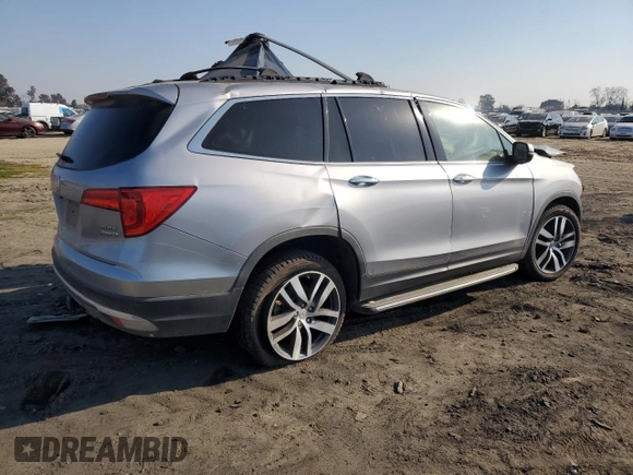 2017 Honda Pilot Elite with VIN 5FNYF6H03HB098463, listed as a Copart auction lot 43174765 with Not Provided miles and Non Repairable. Bid and sale history available at DreamBid. Image 3.