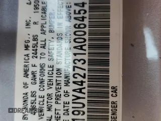 2001 Acura CL Type S with VIN 19UYA42731A006454, listed as a Copart auction lot 43036455 with 235,945 mi miles and Salvage Title. Bid and sale history available at carsss.com. Image 15.