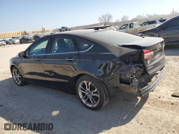 2020 Ford Fusion SEL with VIN 3FA6P0CDXLR117180, listed as a Copart auction lot 48495565 with 100,377 mi miles and Salvage title. Bid and sale history available at DreamBid. Image 2.