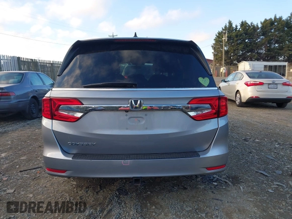 2019 Honda Odyssey EX with VIN 5FNRL6H56KB128197, listed as a IAAI auction lot 41057084 with 52,329 mi miles and . Bid and sale history available at DreamBid. Image 17.