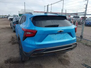 2025 Chevrolet Trax ACTIV with VIN KL77LKEP6SC073721, listed as a IAAI auction lot 41657558 with 11,743 mi miles. Bid and sale history available at carsss.com. Image 3.