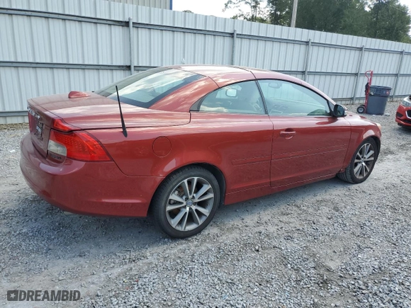 2012 Volvo C70 T5 with VIN YV1672MC8CJ127688, listed as a Copart auction lot 69642354 with 0 mi miles and Clean Title. Bid and sale history available at carsss.com. Image 3.