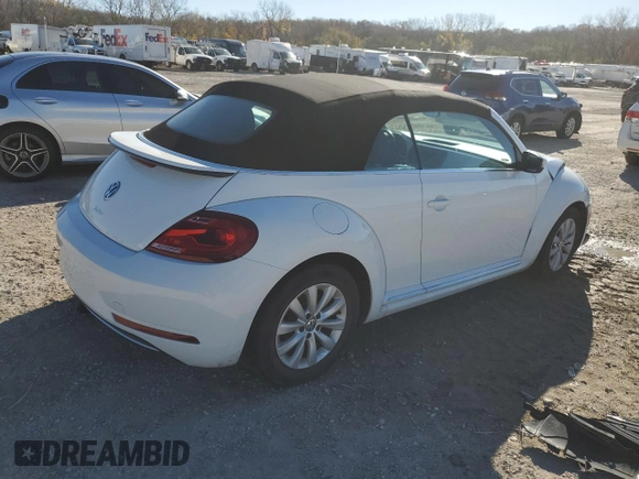 2018 Volkswagen Beetle S with VIN 3VW5DAAT7JM505022, listed as a Copart auction lot 80056374 with 45,473 mi miles and Salvage Title. Bid and sale history available at DreamBid. Image 3.