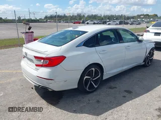 2018 Honda Accord Sedan Sport 1.5T with VIN 1HGCV1F34JA244172, listed as a IAAI auction lot 41589367 with 81,605 mi miles. Bid and sale history available at carsss.com. Image 4.