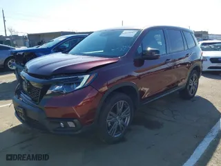 2021 Honda Passport EX-L with VIN 5FNYF8H5XMB007951, listed as a IAAI auction lot 41776701 with 41,253 mi miles. Bid and sale history available at carsss.com. Image 2.