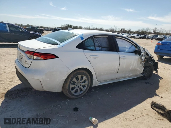 2023 Toyota Corolla LE z VIN 5YFB4MDE6PP019159, wystawiony jako Copart lot #46223505 z przebiegiem 56 350 mil mil oraz Szkoda całkowita • Salvage title. Historia ofert i sprzedaży dostępna na DreamBid. Obrazek 3.