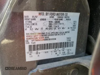 2008 Ford F-350 XL with VIN 1FTWW33R88EB33334, listed as a Copart auction lot 47575965 with 219,596 mi miles and Salvage title. Bid and sale history available at DreamBid. Image 12.