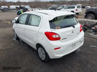 2019 Mitsubishi Mirage ES with VIN ML32A3HJ1KH008071, listed as a IAAI auction lot 41669714 with 52,065 mi miles. Bid and sale history available at carsss.com. Image 3.