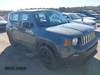 2017 Jeep Renegade Sport with VIN ZACCJAAHXHPE99190, listed as a IAAI auction lot 41682359 with 151,059 mi miles and . Bid and sale history available at DreamBid. Image 1.