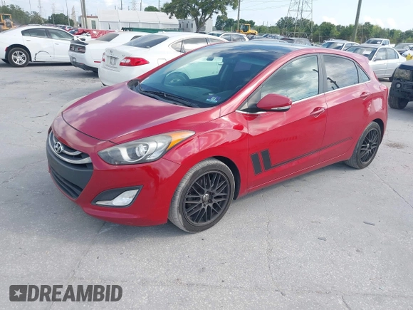 2013 Hyundai Elantra GT with VIN KMHD35LE7DU131935, listed as a IAAI auction lot 42149244 with 191,307 mi miles. Bid and sale history available at carsss.com. Image 2.