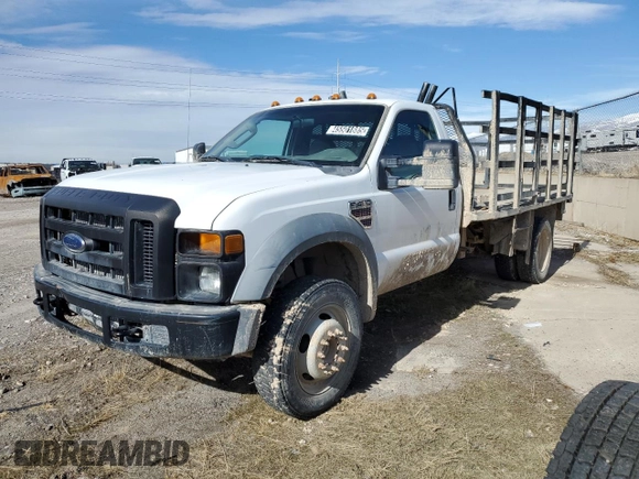 2008 Ford Super Duty F-450 DRW XL with VIN 1FDXF47R78EC83371, listed as a Copart auction lot 45501885 with 29,121 mi miles and Clean Title. Bid and sale history available at carsss.com. Image 1.