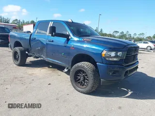 2021 Ram 2500 Big Horn with VIN 3C6UR5DL9MG606236, listed as a IAAI auction lot 41535931 with 43,221 mi miles. Bid and sale history available at carsss.com. Image 1.