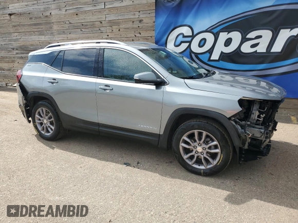 2023 GMC Terrain SLT with VIN 3GKALVEG0PL249477, listed as a Copart auction lot 61233015 with 35,251 mi miles and Clean title. Bid and sale history available at DreamBid. Image 4.