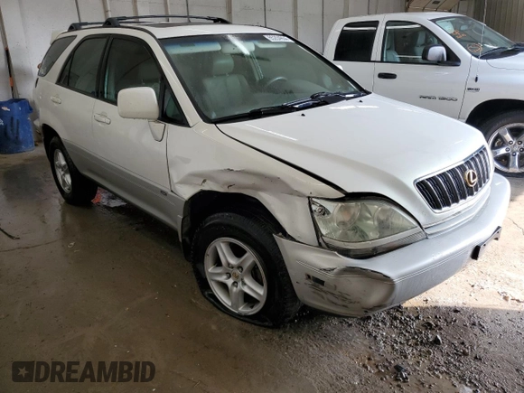 2003 Lexus RX 300 with VIN JTJGF10U830161140, listed as a Copart auction lot 65204654 with 140,977 mi miles and Salvage Title. Bid and sale history available at carsss.com. Image 4.