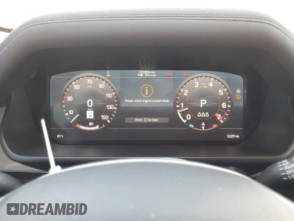 2021 Land Rover Defender S with VIN SALEJ7RX8M2039045, listed as a Copart auction lot 50757545 with 35,904 mi miles and Salvage title. Bid and sale history available at DreamBid. Image 9.