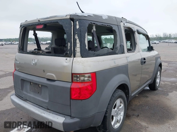 2004 Honda Element EX with VIN 5J6YH28514L023888, listed as a IAAI auction lot 41910521 with 150,170 mi miles and . Bid and sale history available at DreamBid. Image 4.