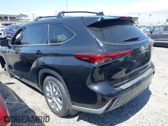 2023 Toyota Highlander L with VIN 5TDKDRAH5PS012464, listed as a IAAI auction lot 42071629 with 49,958 mi miles and . Bid and sale history available at DreamBid. Image 3.