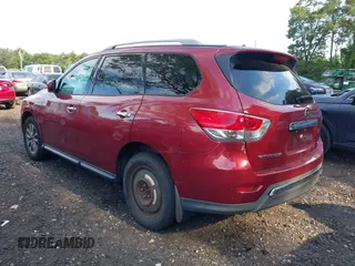 2015 Nissan Pathfinder S with VIN 5N1AR2MM8FC682289, listed as a IAAI auction lot 42604059 with 77,577 mi miles and . Bid and sale history available at DreamBid. Image 3.