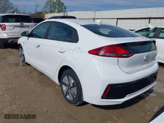 2018 Hyundai Ioniq Hybrid Blue with VIN KMHC65LC9JU100375, listed as a IAAI auction lot 41459280 with 85,209 mi miles. Bid and sale history available at carsss.com. Image 3.