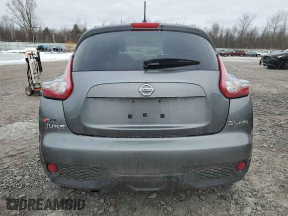 2016 Nissan Juke SL with VIN JN8AF5MV8GT658717, listed as a Copart auction lot 46954565 with 109,970 mi miles and Salvage Title. Bid and sale history available at DreamBid. Image 6.