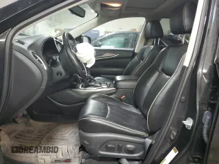 2017 Infiniti QX60 with VIN 5N1DL0MM7HC550677, listed as a Copart auction lot 50781605 with 87,274 mi miles and Salvage Title. Bid and sale history available at DreamBid. Image 7.