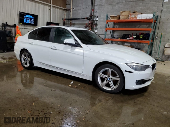 2013 BMW 3 Series 328i xDrive with VIN WBA3B3C51DJ811089, listed as a Copart auction lot 87579905 with 106,754 mi miles and Salvage title. Bid and sale history available at DreamBid. Image 4.