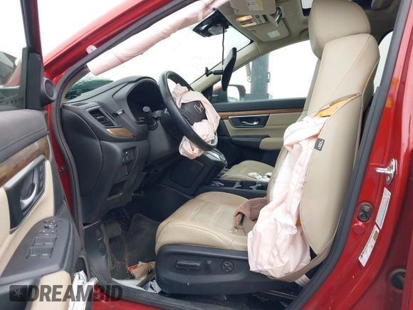 2017 Honda CR-V EX-L with VIN 2HKRW1H88HH500136, listed as a IAAI auction lot 42086715 with Not Provided miles. Bid and sale history available at carsss.com. Image 5.