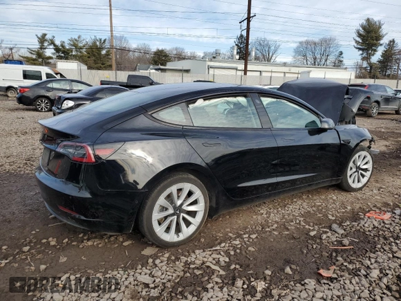 2022 Tesla Model 3 z VIN 5YJ3E1EA3NF288398, wystawiony jako Copart lot #46535375 z przebiegiem 89 968 mil mil oraz Szkoda całkowita • Salvage title. Historia ofert i sprzedaży dostępna na DreamBid. Obrazek 3.