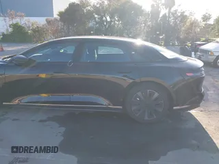 2025 Lucid Air Pure with VIN 50EA1PGA7SA004788, listed as a IAAI auction lot 41518561 with 1,872 mi miles. Bid and sale history available at carsss.com. Image 14.
