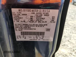 2004 Ford F-150 XL с VIN 1FTRF12W44NB05758, выставлен на аукционе Copart как лот 61788245 с пробегом 349 001 миль миль и Чистый • Clean title. История ставок и продаж доступна на DreamBid. Изображение 12.