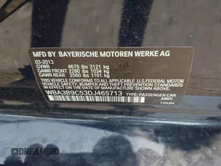 2013 BMW 3 Series 335i xDrive с VIN WBA3B9C53DJ465713, выставлен на аукционе IAAI как лот 42485856 с пробегом 106 716 миль миль и . История ставок и продаж доступна на DreamBid. Изображение 9.