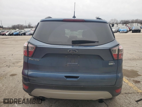 2019 Ford Escape SEL with VIN 1FMCU9HD1JUC78022, listed as a Copart auction lot 51519195 with 57,384 mi miles and Salvage Title. Bid and sale history available at carsss.com. Image 6.