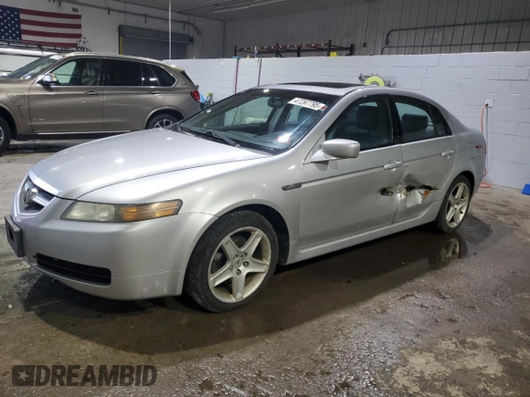 2005 Acura TL with VIN 19UUA66285A010658, listed as a Copart auction lot 47297795 with 182,809 mi miles and Salvage Title. Bid and sale history available at carsss.com. Image 1.