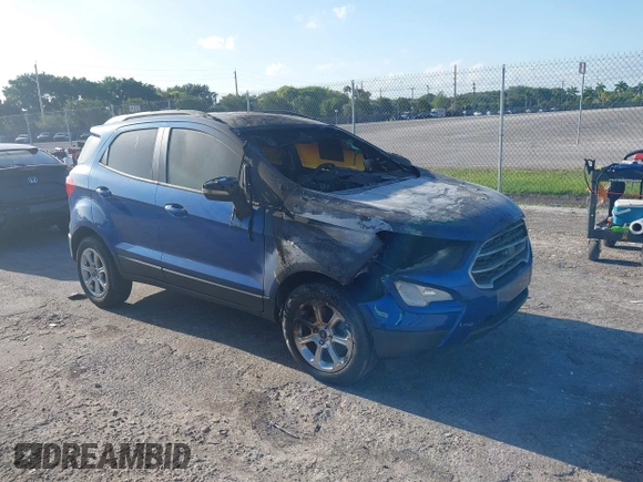 2019 Ford EcoSport SE z VIN MAJ3S2GE4KC297916, wystawiony jako IAAI lot #42114032 z przebiegiem Nie podano mil oraz . Historia ofert i sprzedaży dostępna na DreamBid. Obrazek 1.