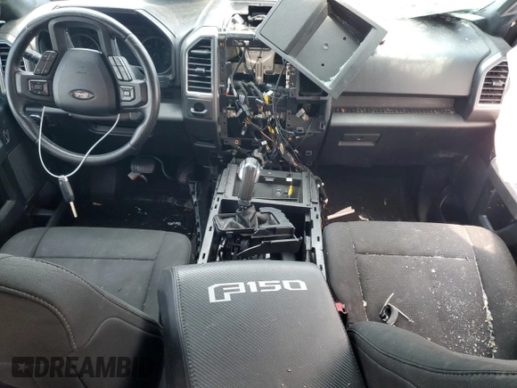 2015 Ford F-150 XL with VIN 1FTEW1CG8FFB76903, listed as a Copart auction lot 55628185 with Not provided miles and Salvage title. Bid and sale history available at DreamBid. Image 8.