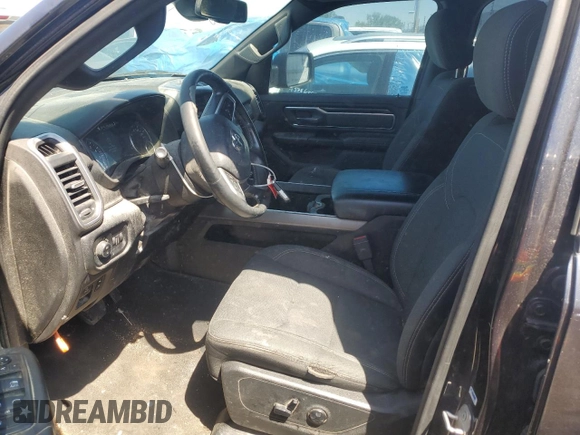 2019 Ram 1500 Big Horn with VIN 1C6SRFFT6KN739552, listed as a Copart auction lot 56719555 with 128,997 mi miles and Salvage title. Bid and sale history available at DreamBid. Image 7.