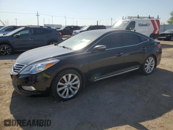 2014 Hyundai Azera Limited with VIN KMHFH4JG3EA424176, listed as a Copart auction lot 55837825 with 133,781 mi miles and Salvage title. Bid and sale history available at DreamBid. Image 1.