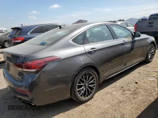 2018 Genesis G80 Sport with VIN KMHGN4JB0JU248004, listed as a Copart auction lot 56655095 with 153,653 mi miles and Clean title. Bid and sale history available at DreamBid. Image 3.