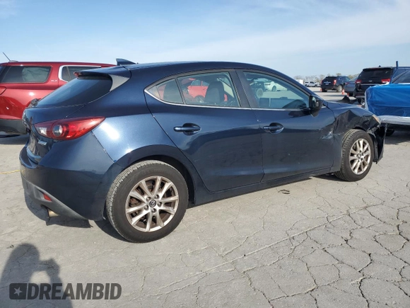 2015 Mazda 3 i Touring with VIN JM1BM1L71F1272572, listed as a Copart auction lot 51322645 with 122,966 mi miles and Clean Title. Bid and sale history available at DreamBid. Image 3.