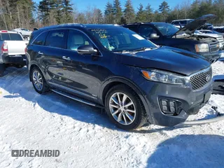 2017 Kia Sorento SX with VIN 5XYPKDA55HG251211, listed as a IAAI auction lot 41394318 with 127,487 mi miles and . Bid and sale history available at DreamBid. Image 1.