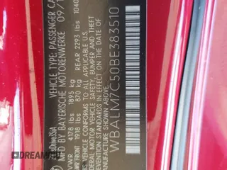 2011 BMW Z4 sDrive35i with VIN WBALM7C50BE383510, listed as a Copart auction lot 81257344 with 0 mi miles and Salvage Title. Bid and sale history available at carsss.com. Image 13.