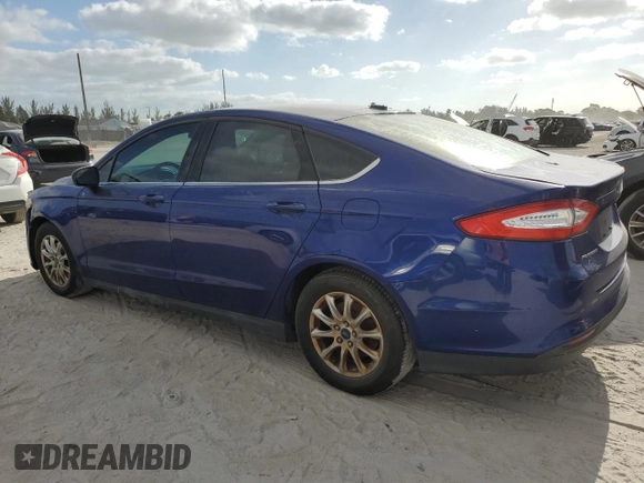 2016 Ford Fusion S with VIN 3FA6P0G72GR298222, listed as a Copart auction lot 54972005 with 112,384 mi miles and Clean Title. Bid and sale history available at carsss.com. Image 2.