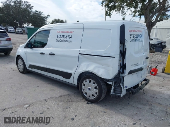 2022 Ford Transit Connect XLT with VIN NM0LS7T28N1541292, listed as a IAAI auction lot 41446874 with 91,054 mi miles and . Bid and sale history available at DreamBid. Image 3.