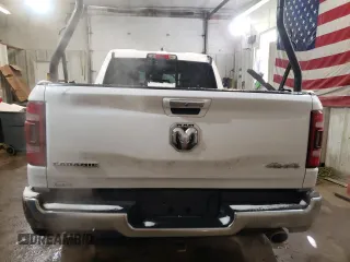 2020 Ram 1500 Laramie with VIN 1C6SRFDT6LN303837, listed as a Copart auction lot 86339224 with 87,515 mi miles and Salvage Title. Bid and sale history available at carsss.com. Image 6.