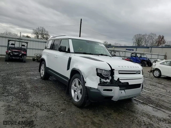 2024 Land Rover Defender S with VIN SALEJ7EX4R2283949, listed as a Copart auction lot 83841744 with 9,824 mi miles and Salvage Title. Bid and sale history available at carsss.com. Image 12.