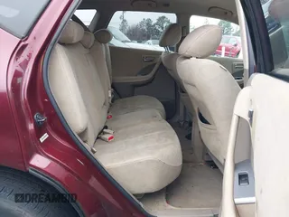 2007 Nissan Murano S with VIN JN8AZ08W37W663397, listed as a IAAI auction lot 41552454 with 236,888 mi miles and . Bid and sale history available at DreamBid. Image 8.